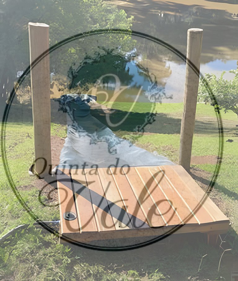 Kombi home: Lago, cachoeira, escorrega e piscina