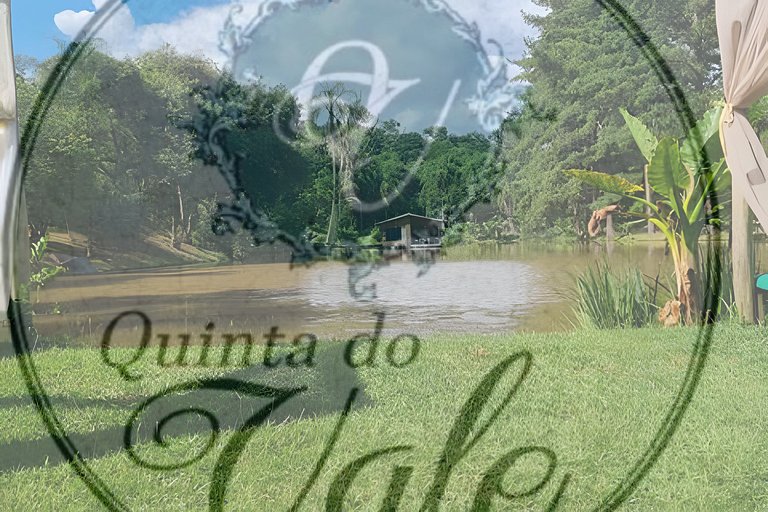 Kombi home: Lago, cachoeira, escorrega e piscina