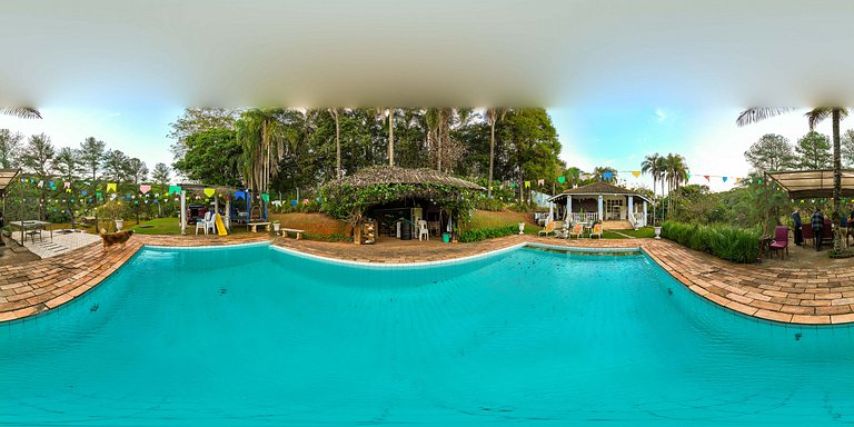 Cabana dos Esquilos: Lago, Caiaque, Cachoeira, Paz