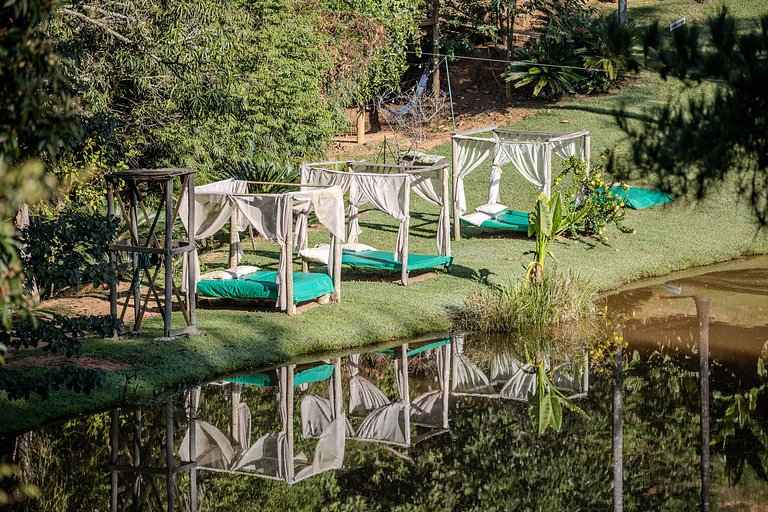 Quinta do Vale - Casa de Vidro 2: Lago, Piscina, Cascata, Pa