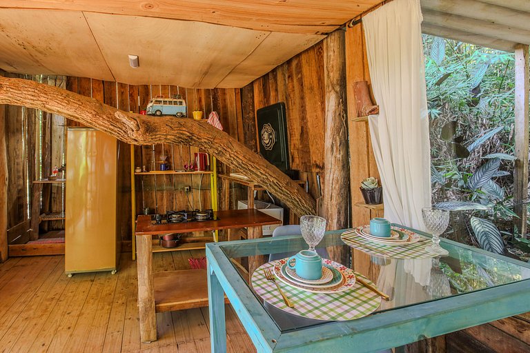 Cabana dos Esquilos: Lago, Caiaque, Cachoeira, Paz