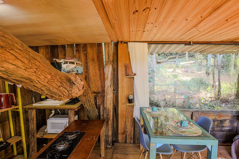 Cabana dos Esquilos: Lago, Caiaque, Cachoeira, Paz