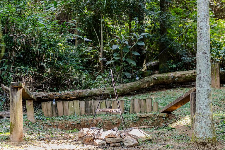 Cabana dos Esquilos: Lago, Caiaque, Cachoeira, Paz
