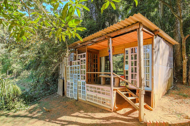 Cabana dos Esquilos: Lago, Caiaque, Cachoeira, Paz