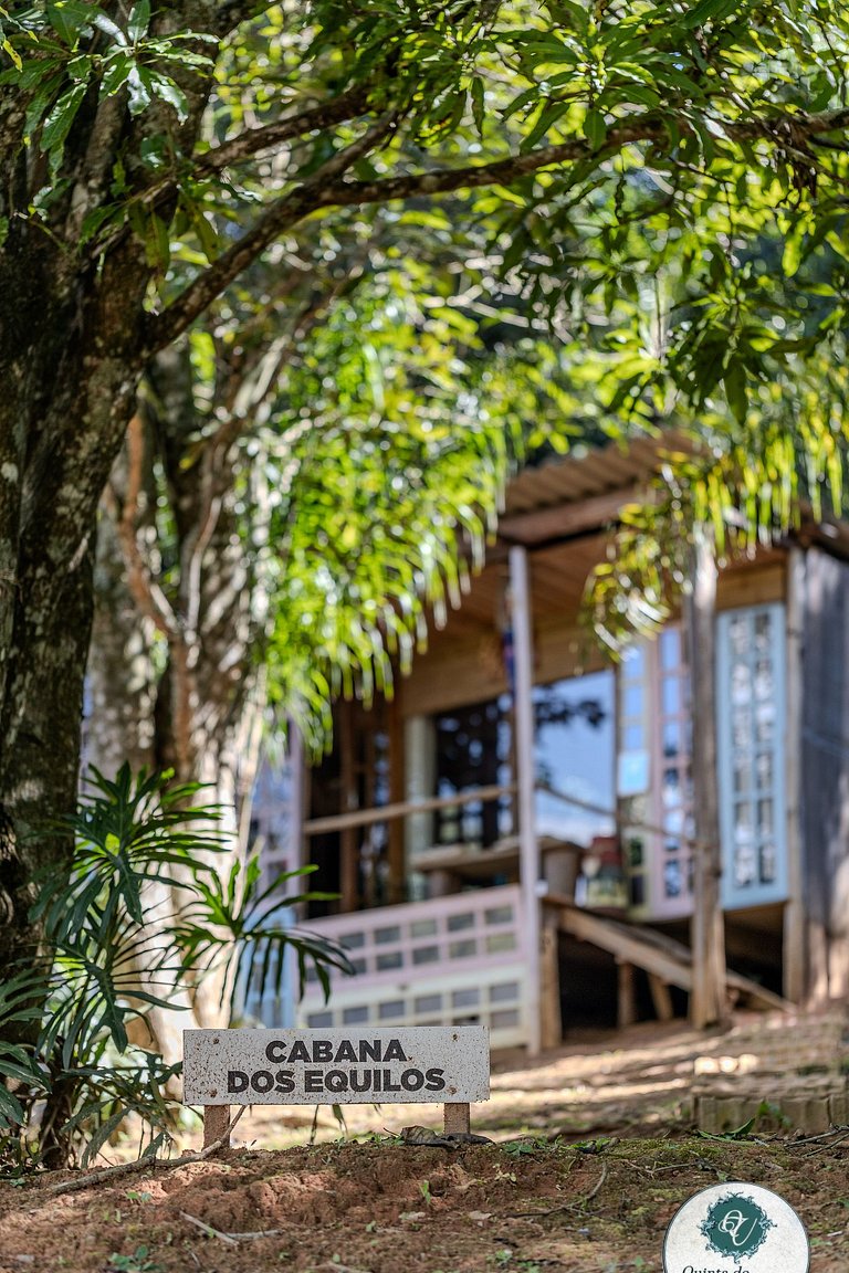 Cabana dos Esquilos: Lago, Caiaque, Cachoeira, Paz